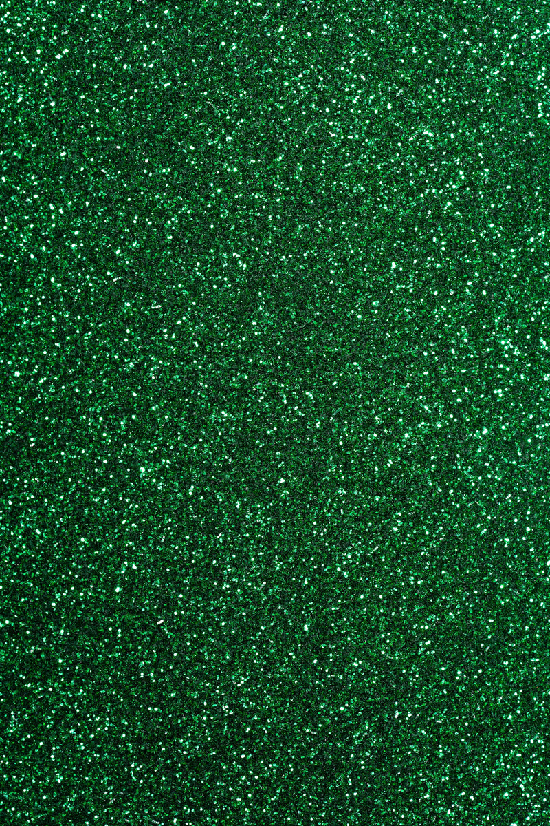 emerald green glitter background