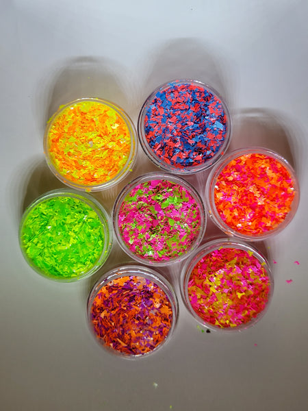 Glitter Shapes - Multicolor Confetti Shapes Kit