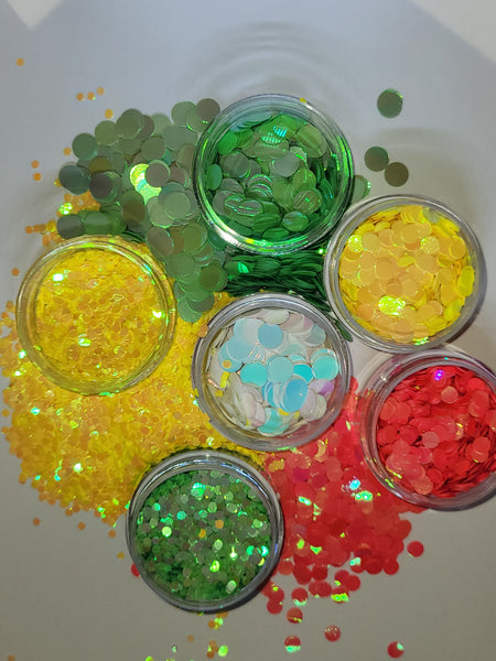 Glitter Shapes - Multicolor Dots 2.0 Shapes Kit
