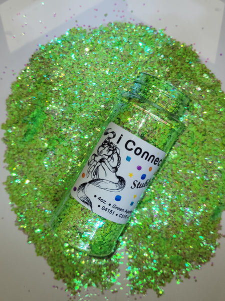 Fluorescent Stubby Glitter - available in multiple vibrant colors
