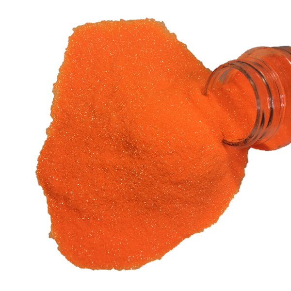 Orange Sherbet Neon Orange, Extra Fine Poly Glitter