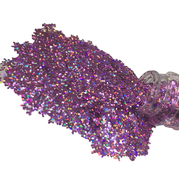 Unicorn Purple, Stubby Holographic Glitter